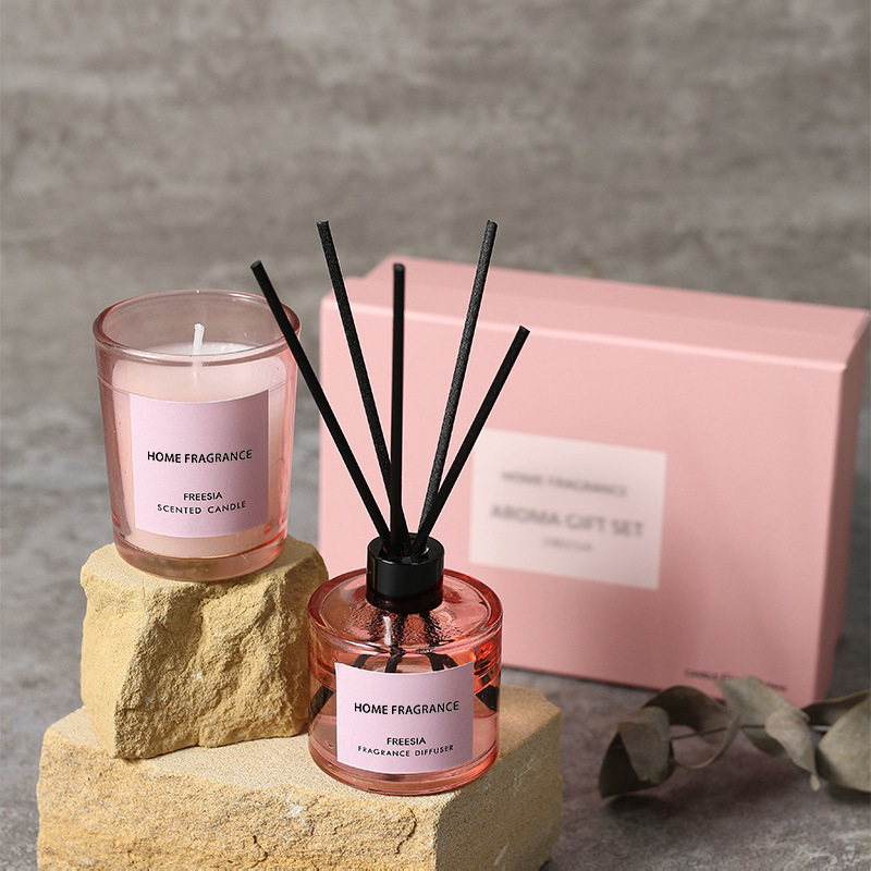 Home Fragrance Rituals - 프리미엄 리드 디퓨저 & 캔들 선물