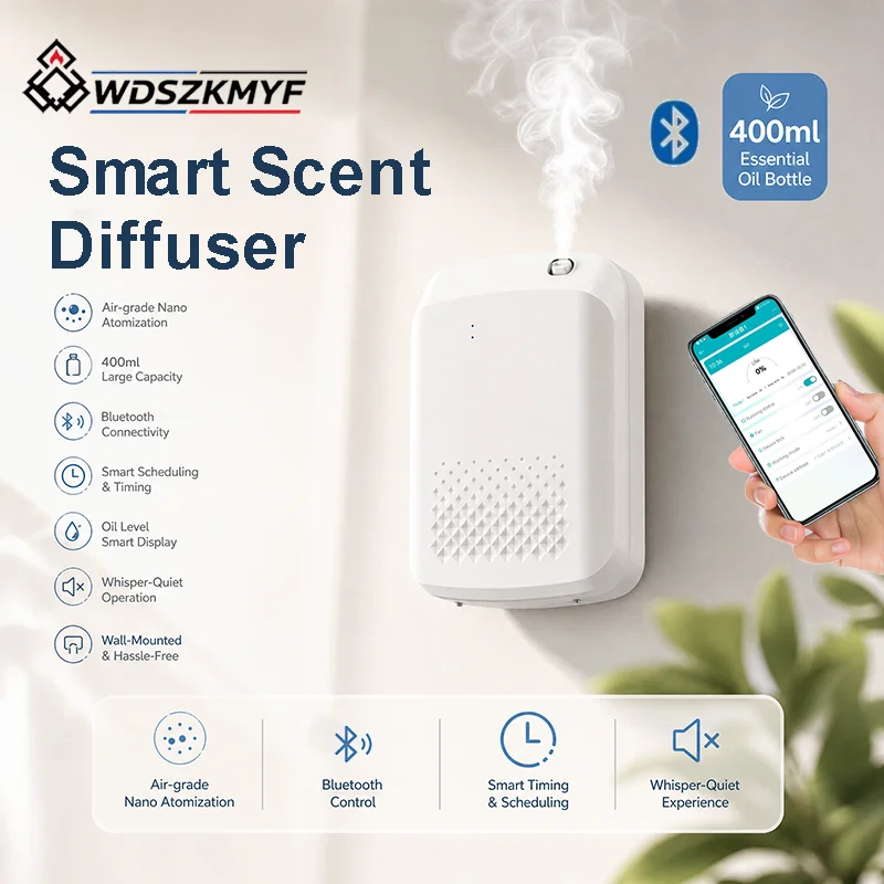Home Fragrance Diffuser Electric - 벽걸이형 전기 아로마 디퓨저 에센셜 오일
