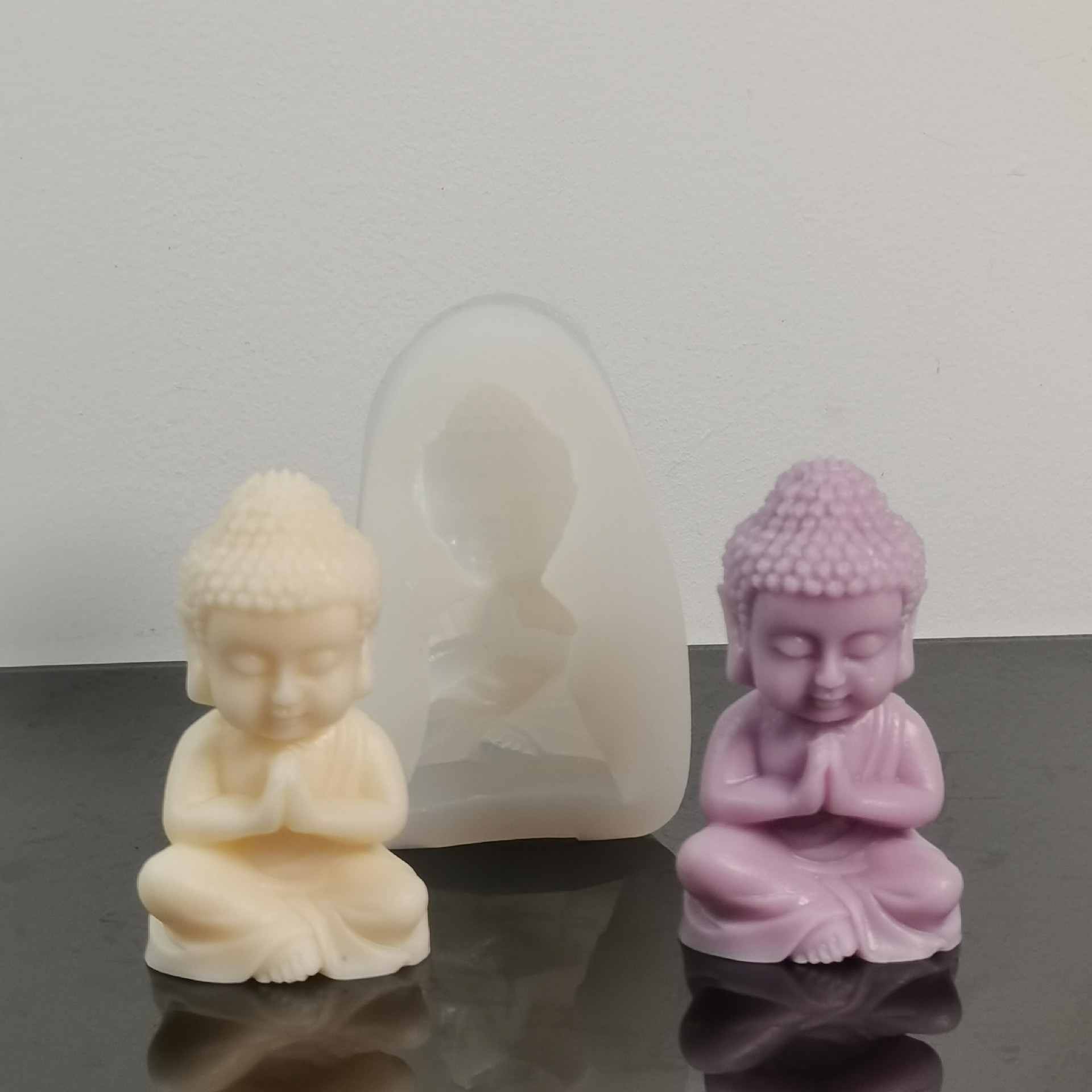 Home Fragrance Rituals - 3D Maitreya 실리콘 캔들 몰드 DIY