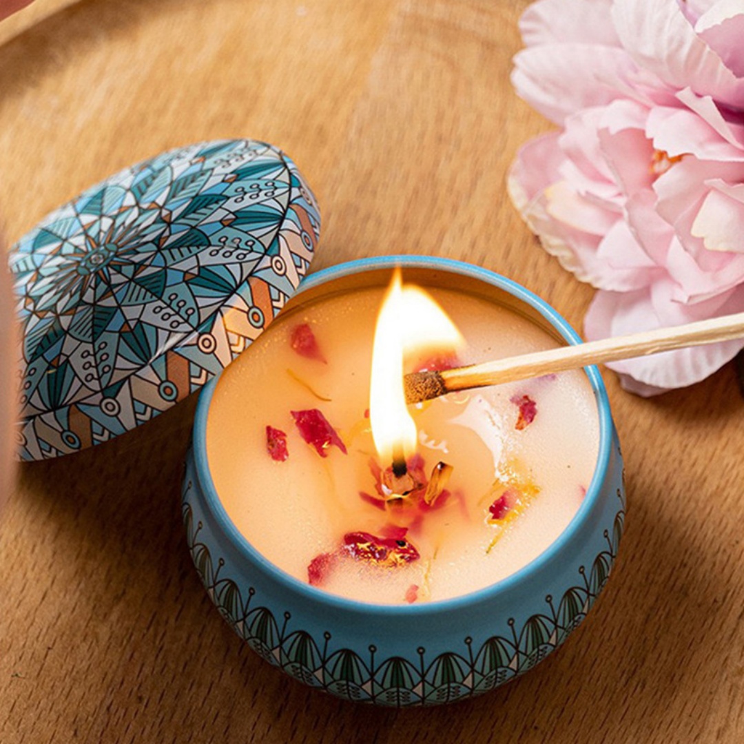 장미 모양의 양초, 낭만적인 분위기, 장식품, 향초,  - Home Fragrance Rose 리뷰 및 가격