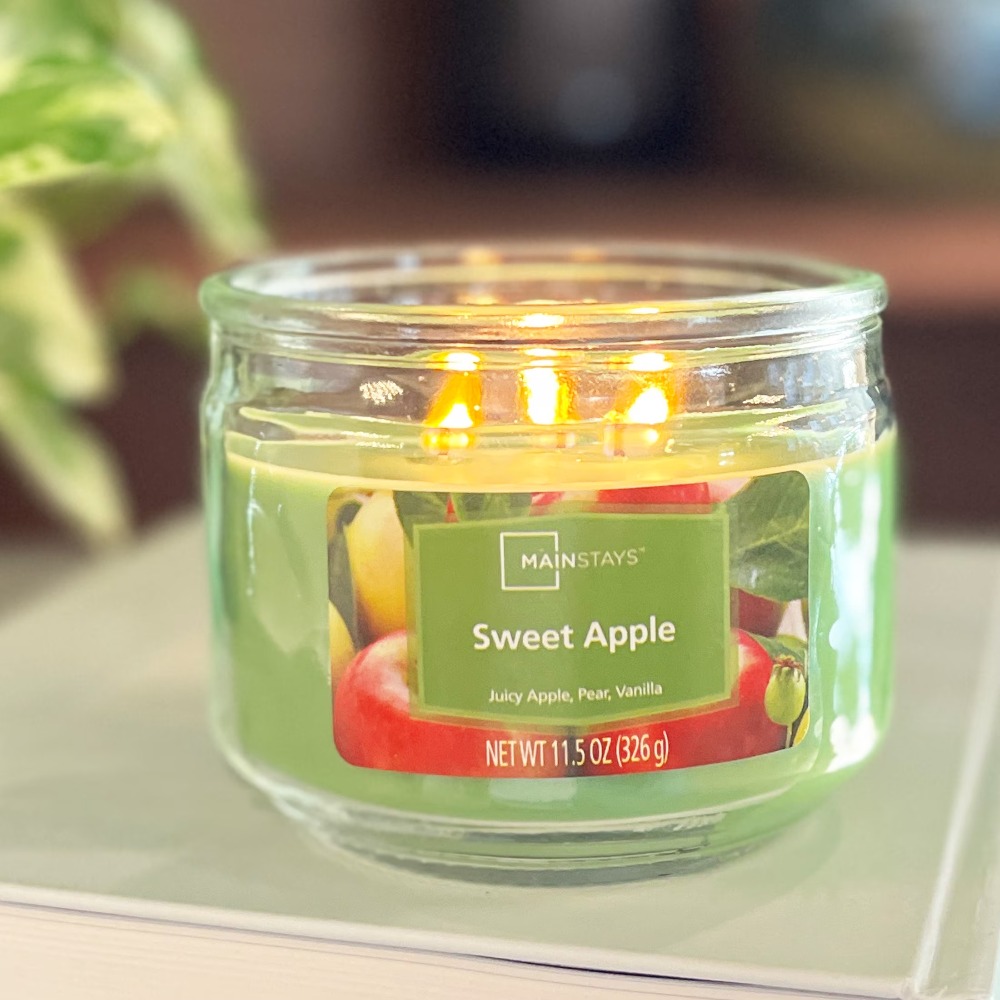 블루 글라스 항아리 양초, 달콤한 향, 그린, 11.5 - Home Fragrance Usa 리뷰 및 가격